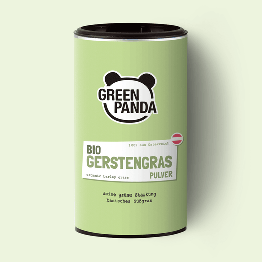 Bio Gerstengras Pulver aus Österreich - Green Panda