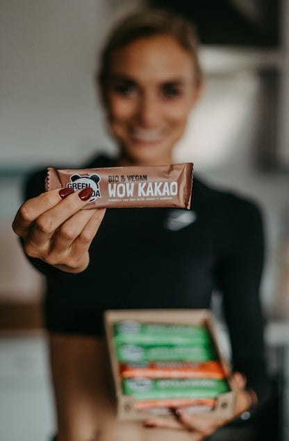 1 x Bio Raw Bar "Wow Kakao" - Green Panda